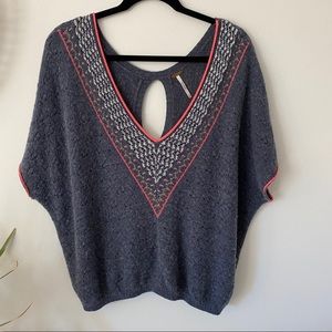 Free People short-sleeve sweater